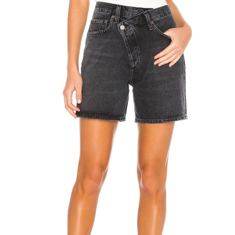 Agolde Criss Cross Jean Shorts